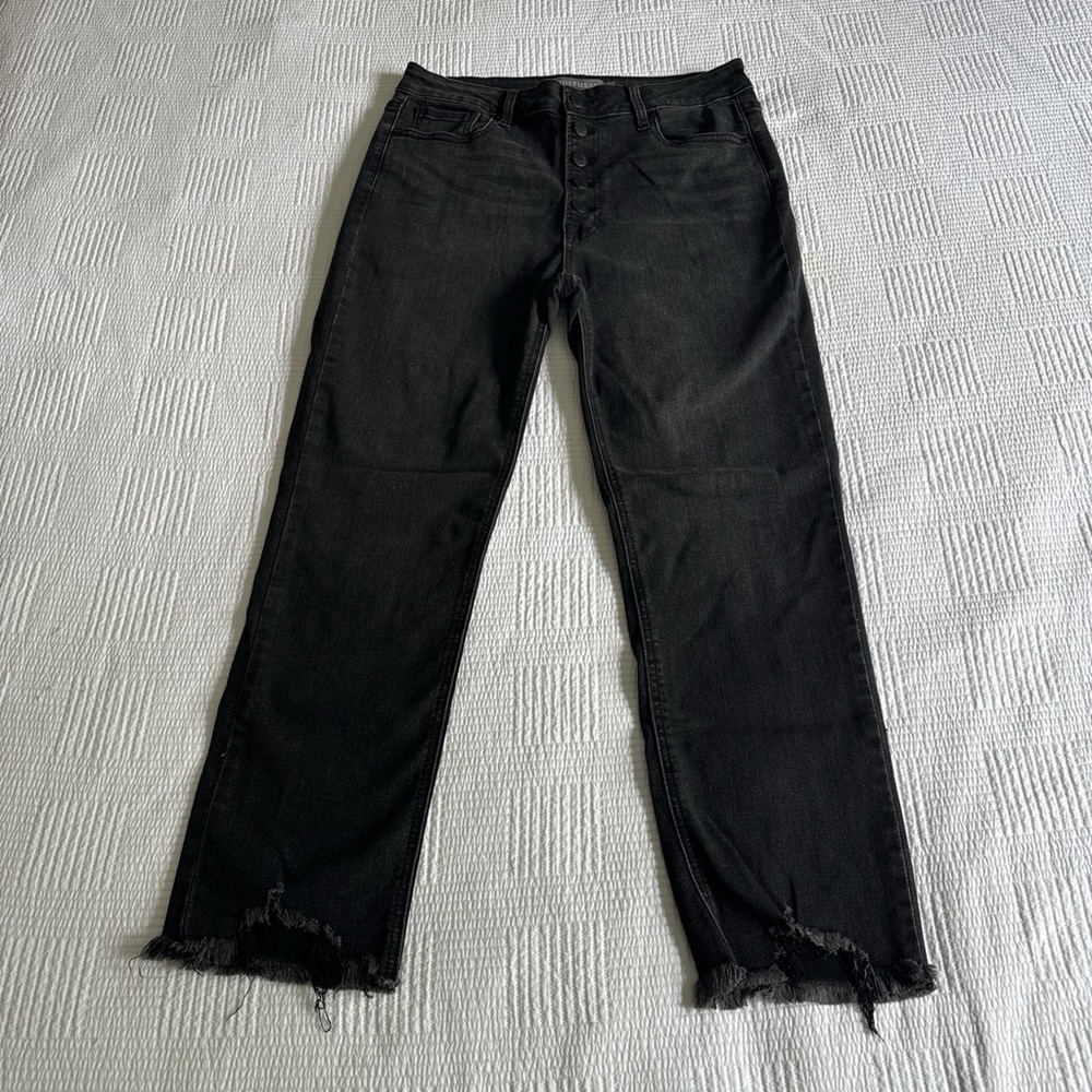 Just USA Black Straight Leg Jeans